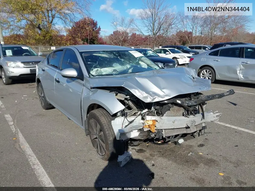 1N4BL4DW2NN344404 2022 Nissan Altima Sv Intelligent Awd