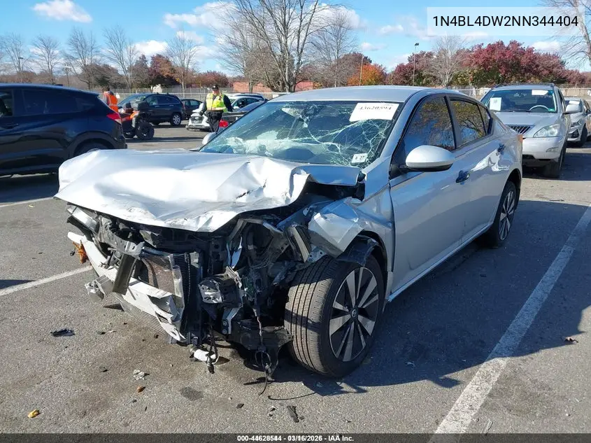 1N4BL4DW2NN344404 2022 Nissan Altima Sv Intelligent Awd