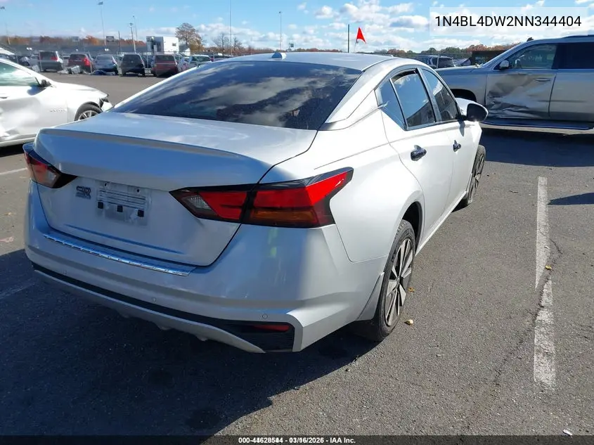 1N4BL4DW2NN344404 2022 Nissan Altima Sv Intelligent Awd