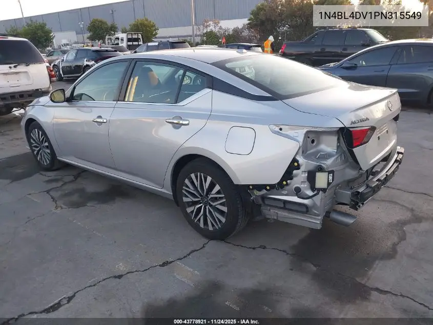 1N4BL4DV1PN315549 2023 Nissan Altima Sv Fwd