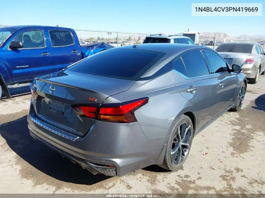 1N4BL4CV3PN419669 2023 Nissan Altima Sr Fwd
