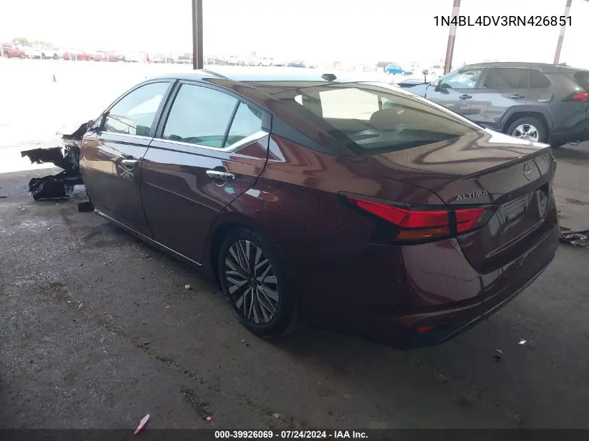 1N4BL4DV3RN426851 2024 Nissan Altima Sv Fwd