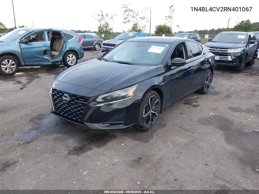1N4BL4CV2RN401067 2024 Nissan Altima Sr Fwd