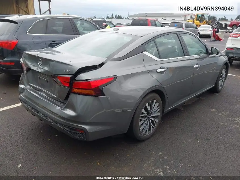 1N4BL4DV9RN394049 2024 Nissan Altima Sv Fwd