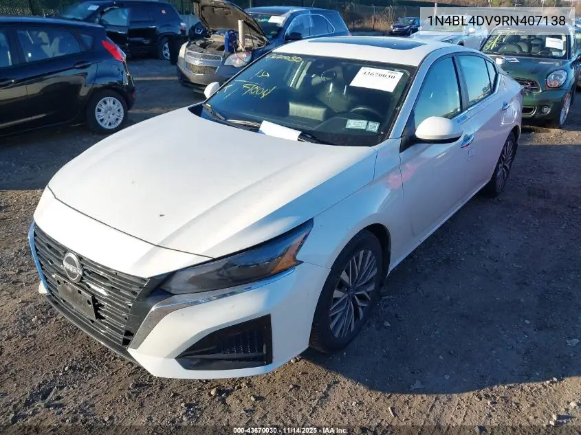 1N4BL4DV9RN407138 2024 Nissan Altima Sv Fwd