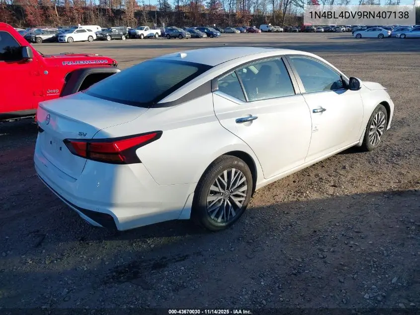 1N4BL4DV9RN407138 2024 Nissan Altima Sv Fwd