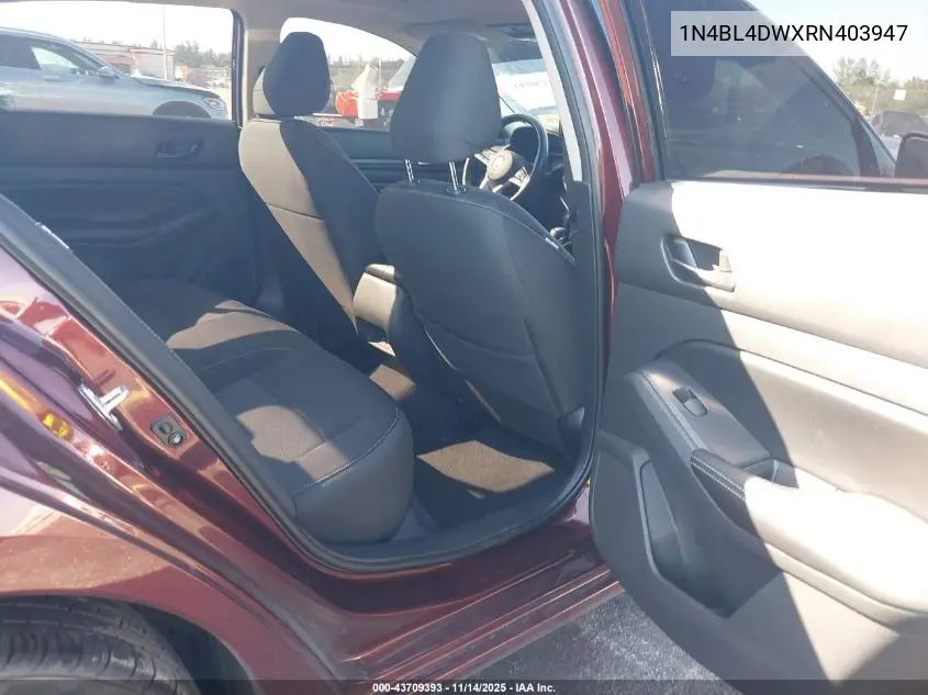 1N4BL4DWXRN403947 2024 Nissan Altima Sv Intelligent Awd