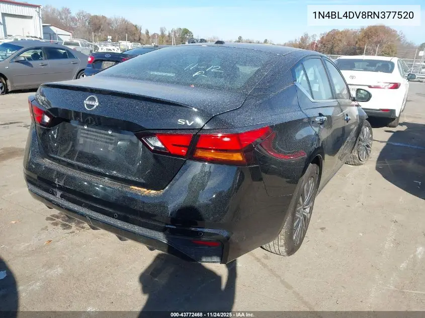 1N4BL4DV8RN377520 2024 Nissan Altima Sv Fwd