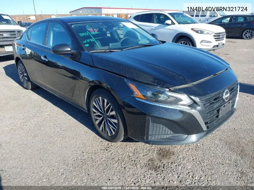 1N4BL4DV8RN321724 2024 Nissan Altima Sv Fwd