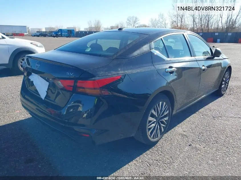 1N4BL4DV8RN321724 2024 Nissan Altima Sv Fwd
