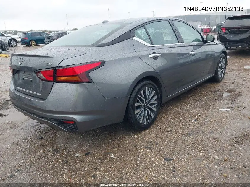 1N4BL4DV7RN352138 2024 Nissan Altima Sv Fwd