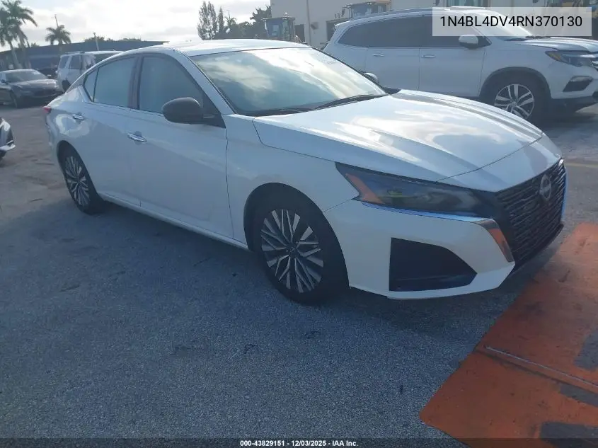1N4BL4DV4RN370130 2024 Nissan Altima Sv Fwd