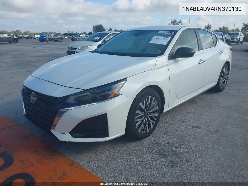1N4BL4DV4RN370130 2024 Nissan Altima Sv Fwd