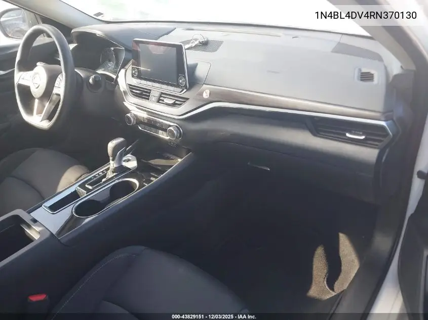 1N4BL4DV4RN370130 2024 Nissan Altima Sv Fwd