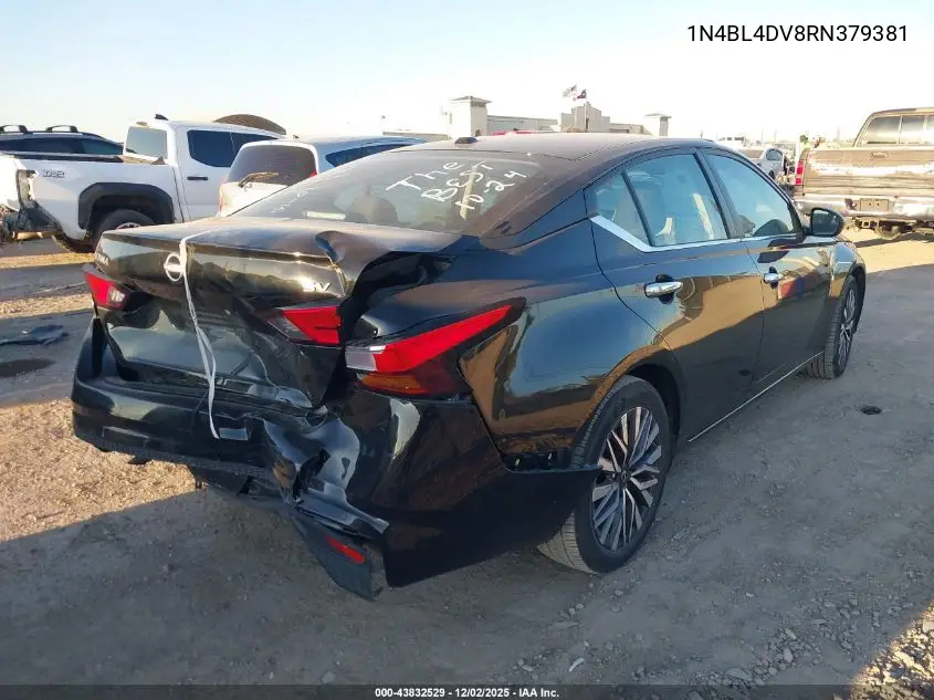 1N4BL4DV8RN379381 2024 Nissan Altima Sv Fwd