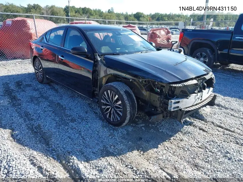 1N4BL4DV9RN431150 2024 Nissan Altima Sv Fwd