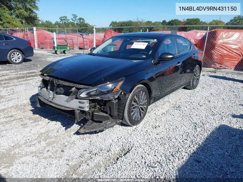1N4BL4DV9RN431150 2024 Nissan Altima Sv Fwd