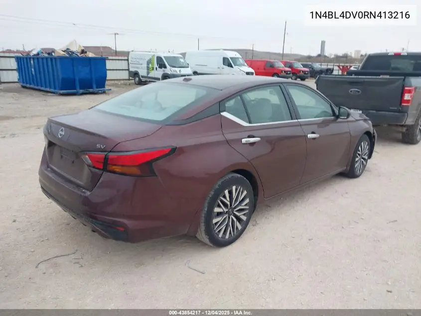 1N4BL4DV0RN413216 2024 Nissan Altima Sv Fwd