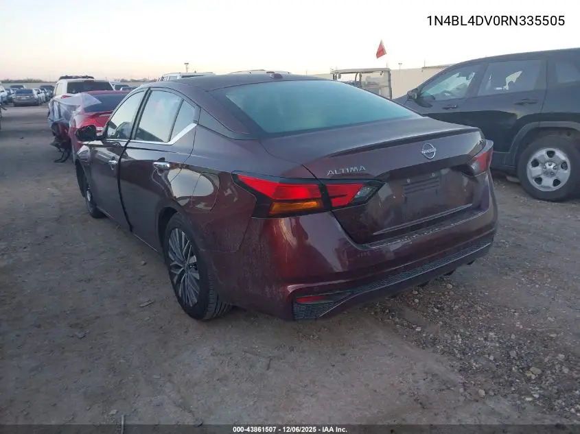 1N4BL4DV0RN335505 2024 Nissan Altima Sv Fwd