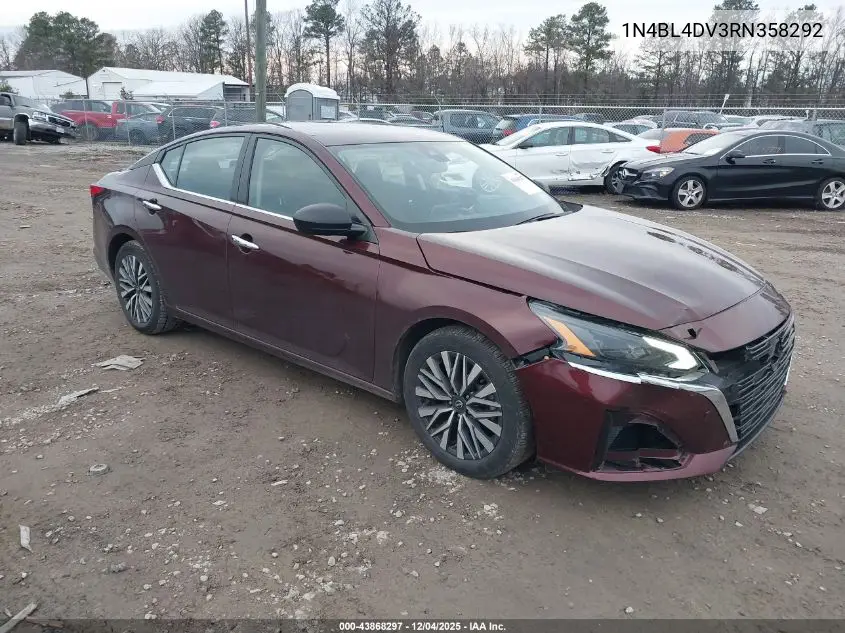 1N4BL4DV3RN358292 2024 Nissan Altima Sv Fwd