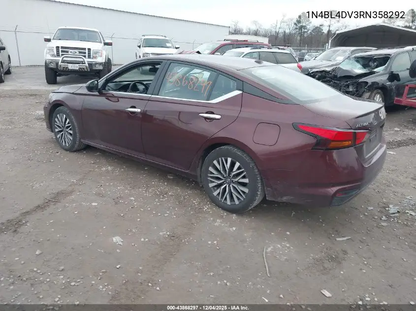 1N4BL4DV3RN358292 2024 Nissan Altima Sv Fwd