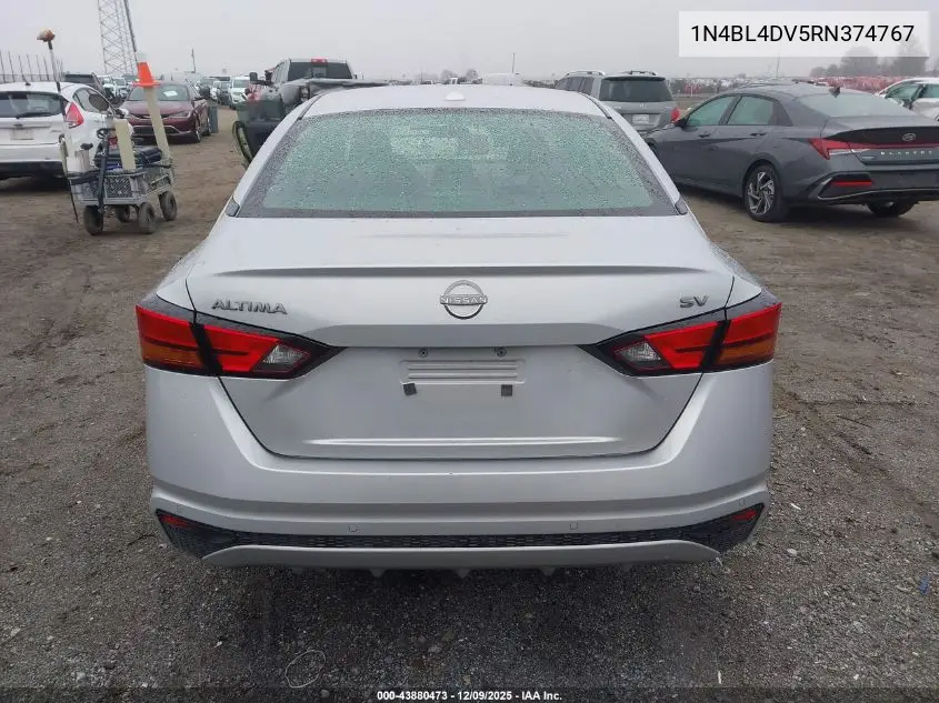 1N4BL4DV5RN374767 2024 Nissan Altima Sv Fwd