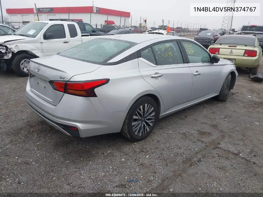 1N4BL4DV5RN374767 2024 Nissan Altima Sv Fwd