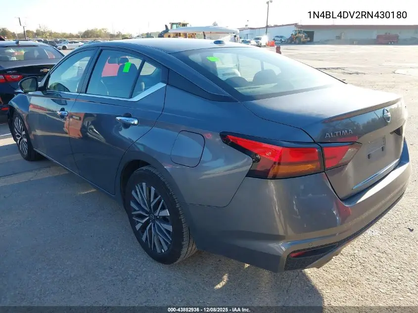 1N4BL4DV2RN430180 2024 Nissan Altima Sv Fwd