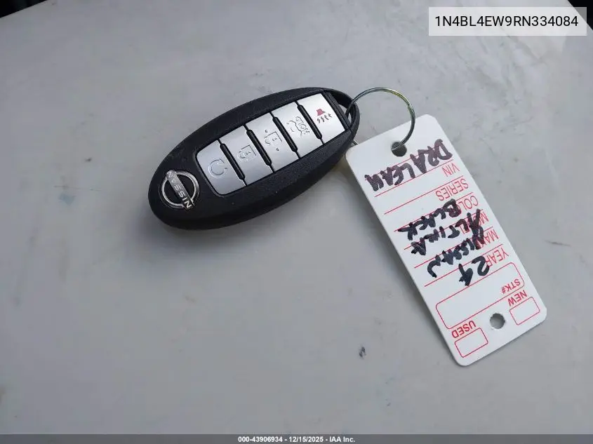 1N4BL4EW9RN334084 2024 Nissan Altima Sl Intelligent Awd