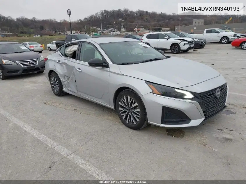 1N4BL4DVXRN340193 2024 Nissan Altima Sv Fwd