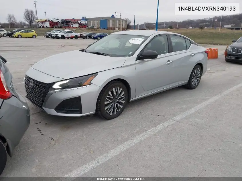 1N4BL4DVXRN340193 2024 Nissan Altima Sv Fwd
