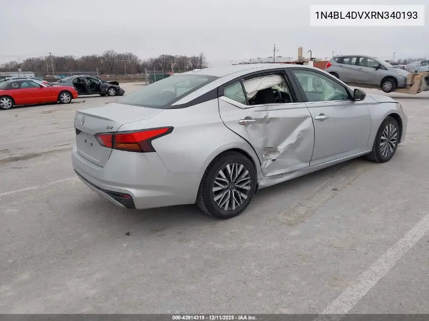 1N4BL4DVXRN340193 2024 Nissan Altima Sv Fwd