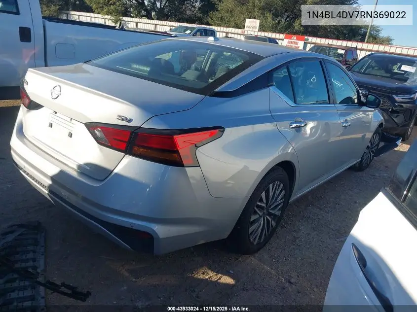1N4BL4DV7RN369022 2024 Nissan Altima Sv Fwd