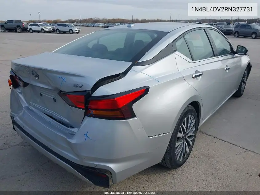 1N4BL4DV2RN327731 2024 Nissan Altima Sv Fwd