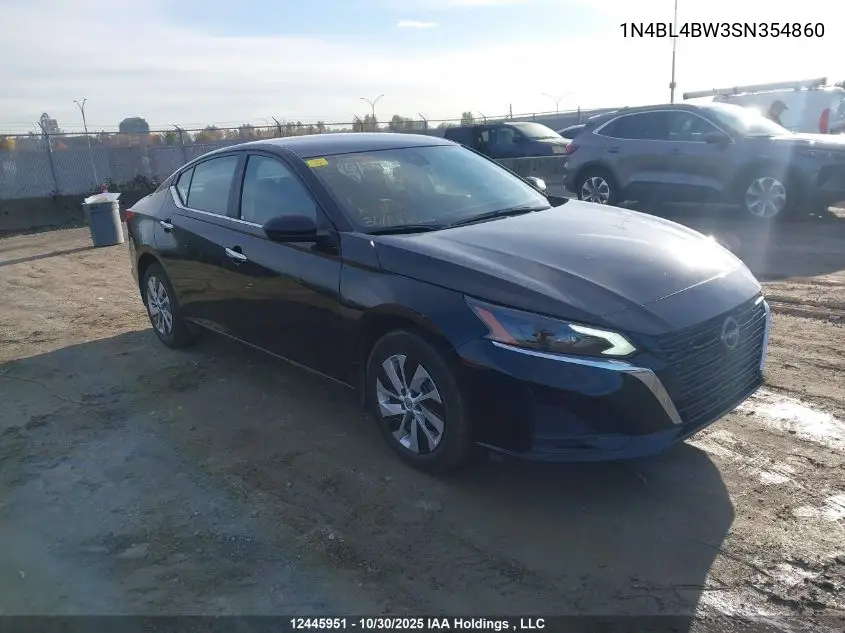 1N4BL4BW3SN354860 2025 Nissan Altima S
