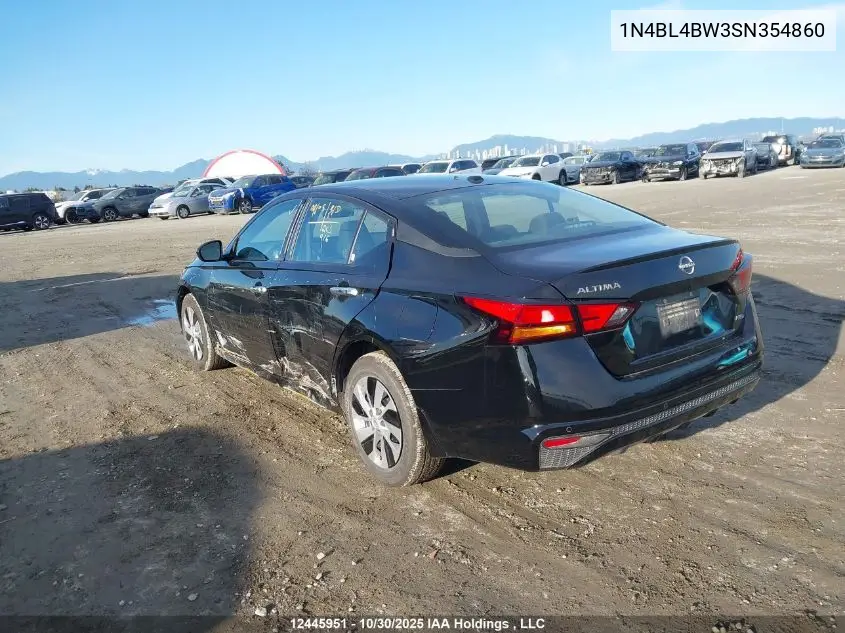 1N4BL4BW3SN354860 2025 Nissan Altima S