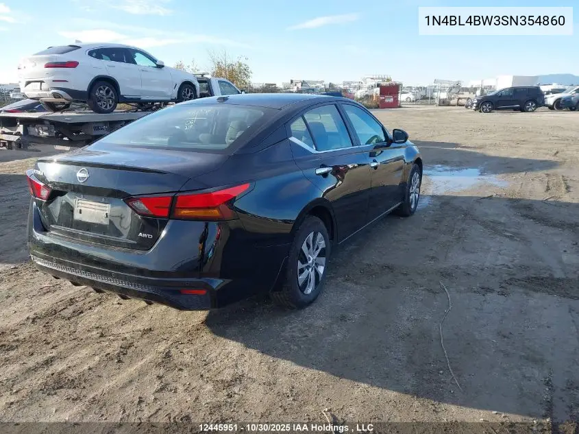 1N4BL4BW3SN354860 2025 Nissan Altima S