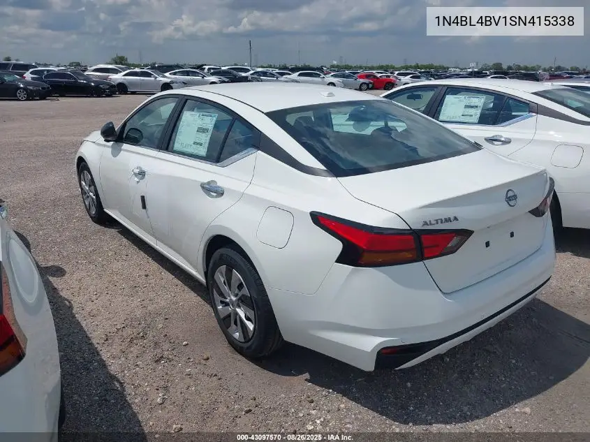 1N4BL4BV1SN415338 2025 Nissan Altima S Fwd