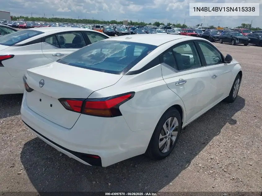 1N4BL4BV1SN415338 2025 Nissan Altima S Fwd