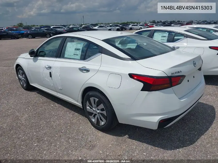 1N4BL4BV4SN415303 2025 Nissan Altima S Fwd