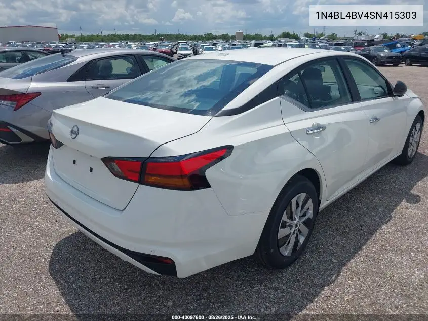 1N4BL4BV4SN415303 2025 Nissan Altima S Fwd
