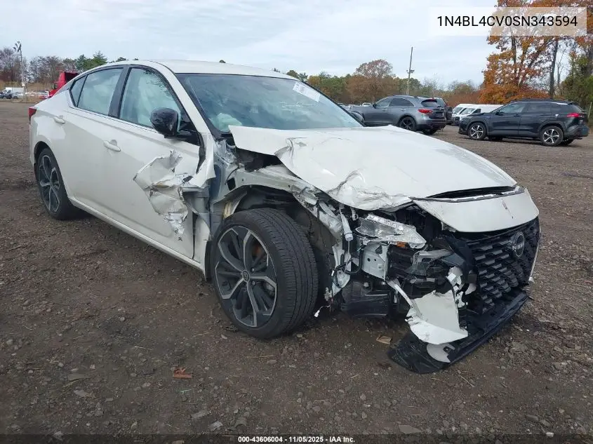 1N4BL4CV0SN343594 2025 Nissan Altima Sr Fwd