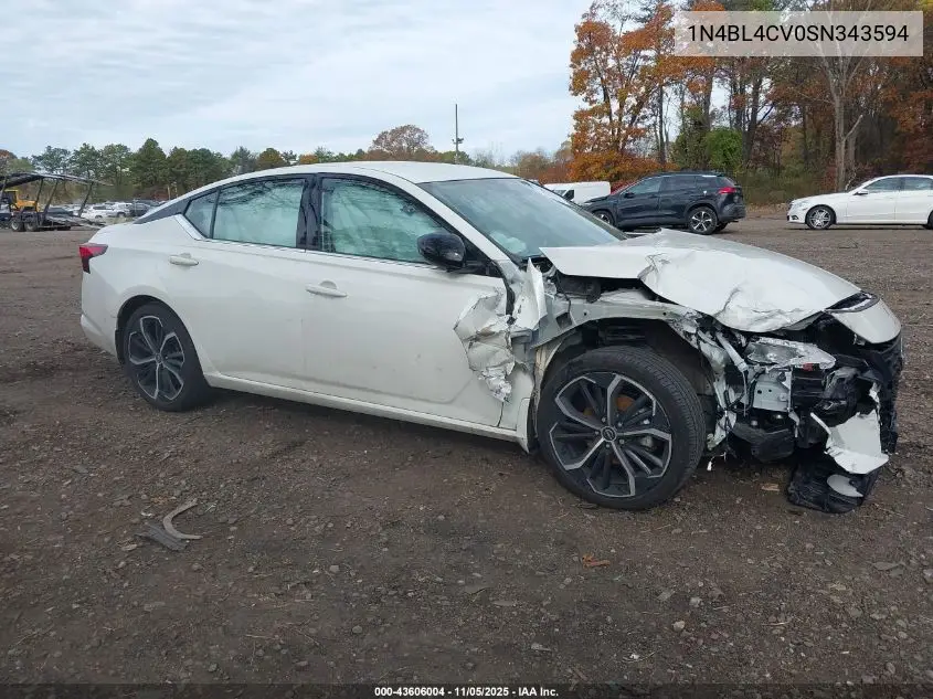 1N4BL4CV0SN343594 2025 Nissan Altima Sr Fwd