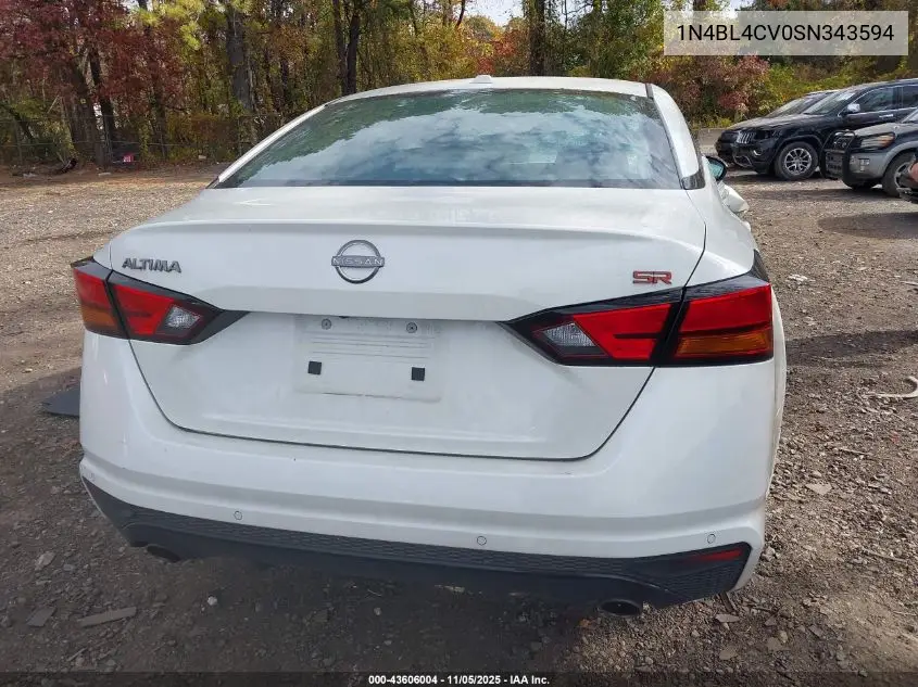 1N4BL4CV0SN343594 2025 Nissan Altima Sr Fwd