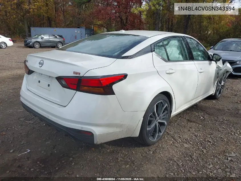 1N4BL4CV0SN343594 2025 Nissan Altima Sr Fwd