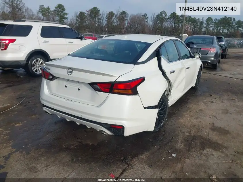 1N4BL4DV2SN412140 2025 Nissan Altima Sv Fwd