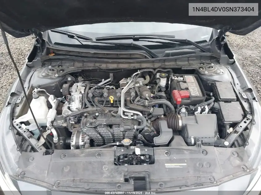 1N4BL4DV0SN373404 2025 Nissan Altima Sv Fwd