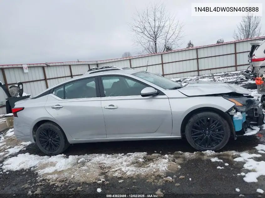 1N4BL4DW0SN405888 2025 Nissan Altima Sv Awd