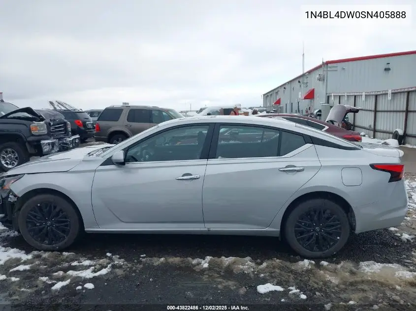 1N4BL4DW0SN405888 2025 Nissan Altima Sv Awd