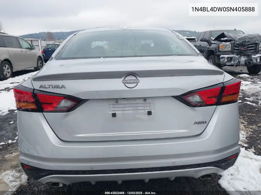 1N4BL4DW0SN405888 2025 Nissan Altima Sv Awd